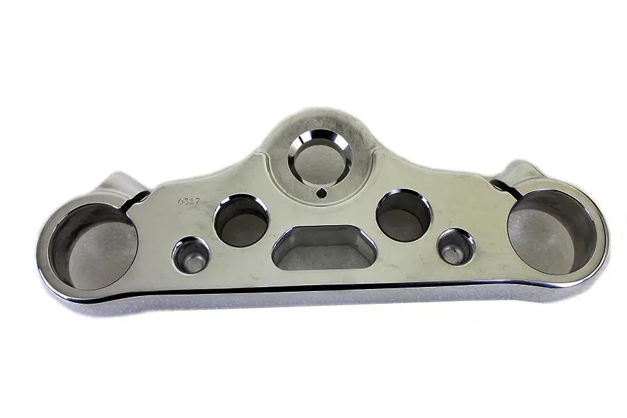V-Twin FXDWG Polished Top Triple Tree for Harley Davidson 2008-2017 by V-Twin