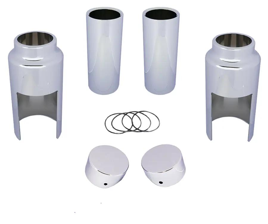 V-Twin Softail Breakout Chrome Fork Cover Kit for Harley Davidson FXSB Models (2018-2026) by V-Twin