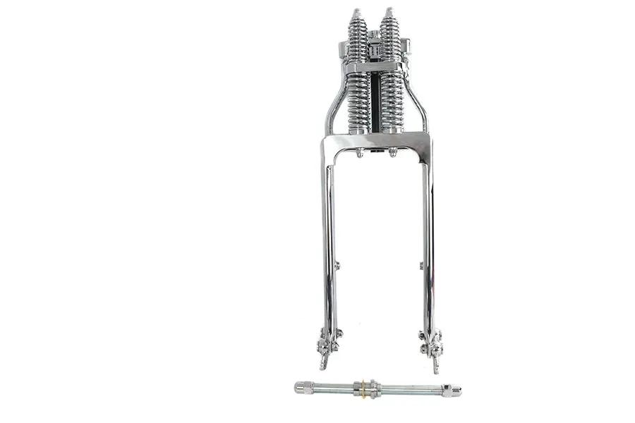 V-Twin 18 Inch Spring Fork Kit Chrome for Harley Davidson FL Models by V-Twin