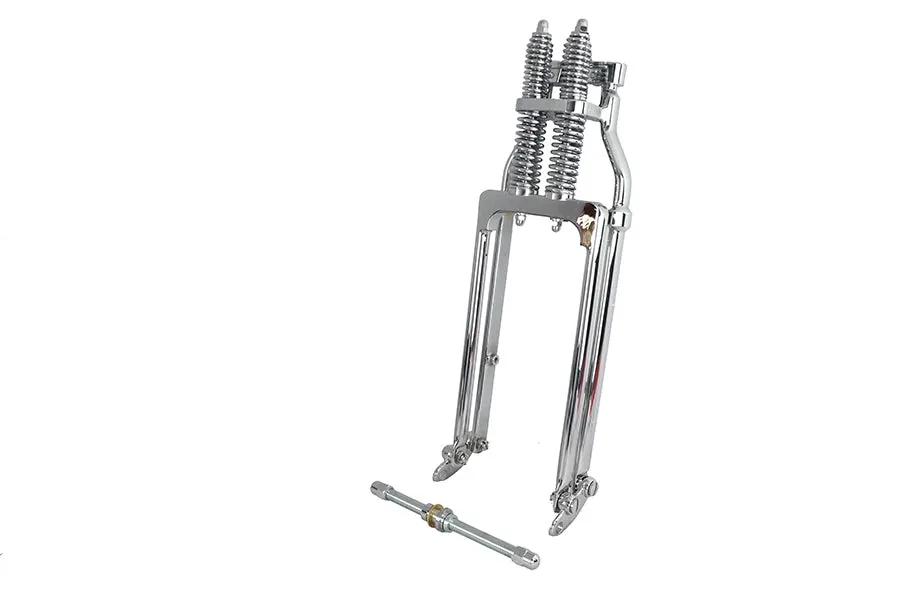 V-Twin 18 Inch Spring Fork Kit Chrome for Harley Davidson FL Models by V-Twin