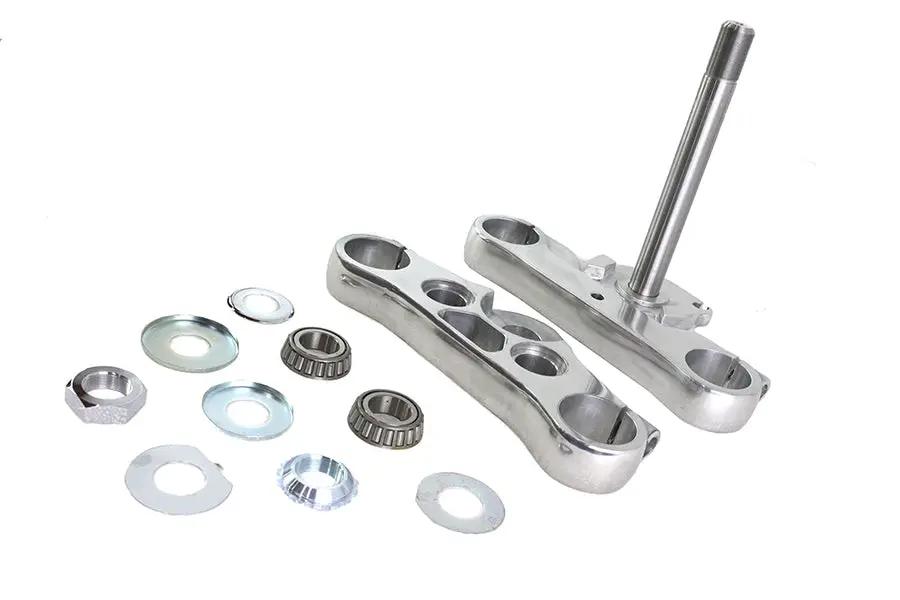 V-Twin 49mm Triple Tree Set for Harley Davidson FXD (2008-2017) – Polished Finish by V-Twin