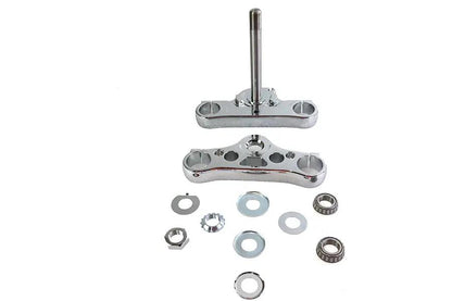 V-Twin FXD 49mm Triple Tree Set Chrome for Harley Davidson FXD (2008-2017) by V-Twin
