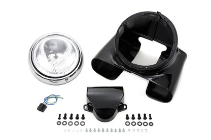 V-Twin 7 Inch Headlamp Cowl Kit for Harley Davidson FL Models - Part #65006 by V-Twin