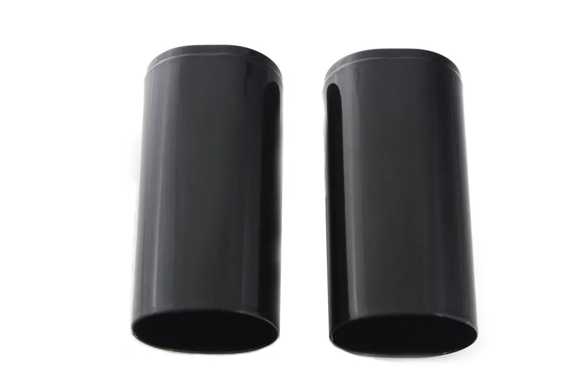 V-Twin Fork Slider Black Cover Set for Harley Davidson FLH 1949-1958 by V-Twin