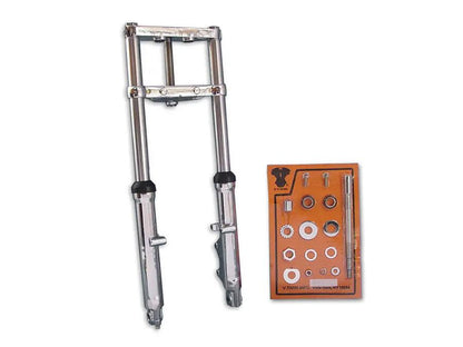 V-Twin Fork Assembly with Chrome Sliders for Harley Davidson FXST (1984-1993) by V-Twin