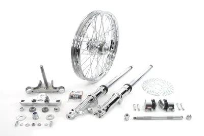 V-Twin 41mm Fork Assembly with Chrome Sliders and 21 Inch Wheel for Harley Davidson XL (1952-1961) by V-Twin