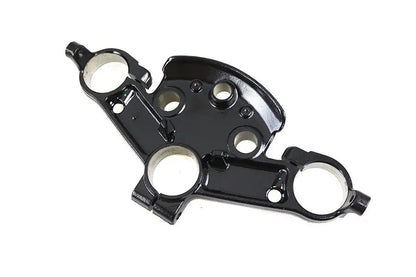 OE 49mm FLT Upper Triple Tree Black for Harley Davidson FLT Models by OE