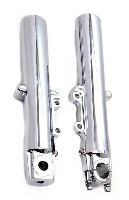V-Twin Factory Sample 41mm Lower Fork Slider Set Chrome for Harley Davidson FLHT (2000-2009) by V-Twin