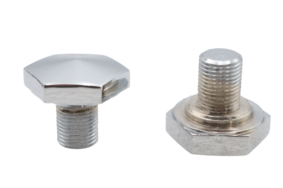 Ultima 27-65 Chrome Top Fork Tube Cap for Harley-Davidson FL, FLH and EL
