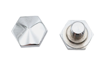Ultima 27-65 Chrome Top Fork Tube Cap for Harley-Davidson FL, FLH and EL