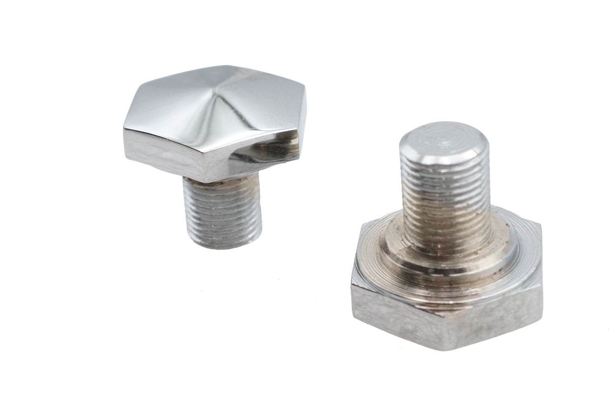 Ultima 27-65 Chrome Top Fork Tube Cap for Harley-Davidson FL, FLH and EL