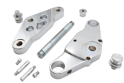 Ultima Chrome 0 Triple Tree Set for 41mm Fork Tubes - Billet Design by Ultima