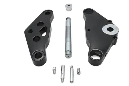 Ultima Black 5 Triple Tree Set with Billet Construction and Stainless Steel Stem - Part Number 29-251 by Ultima