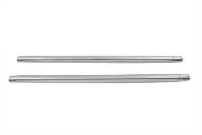 V-Twin Factory Sample Fork Tube Set – 14 Inch Over Stock Chrome for Harley Davidson by V-Twin