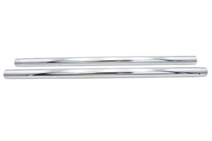V-Twin Factory Sample Chrome Fork Tube Set, 8 Inch Over Stock, Part 24-7265