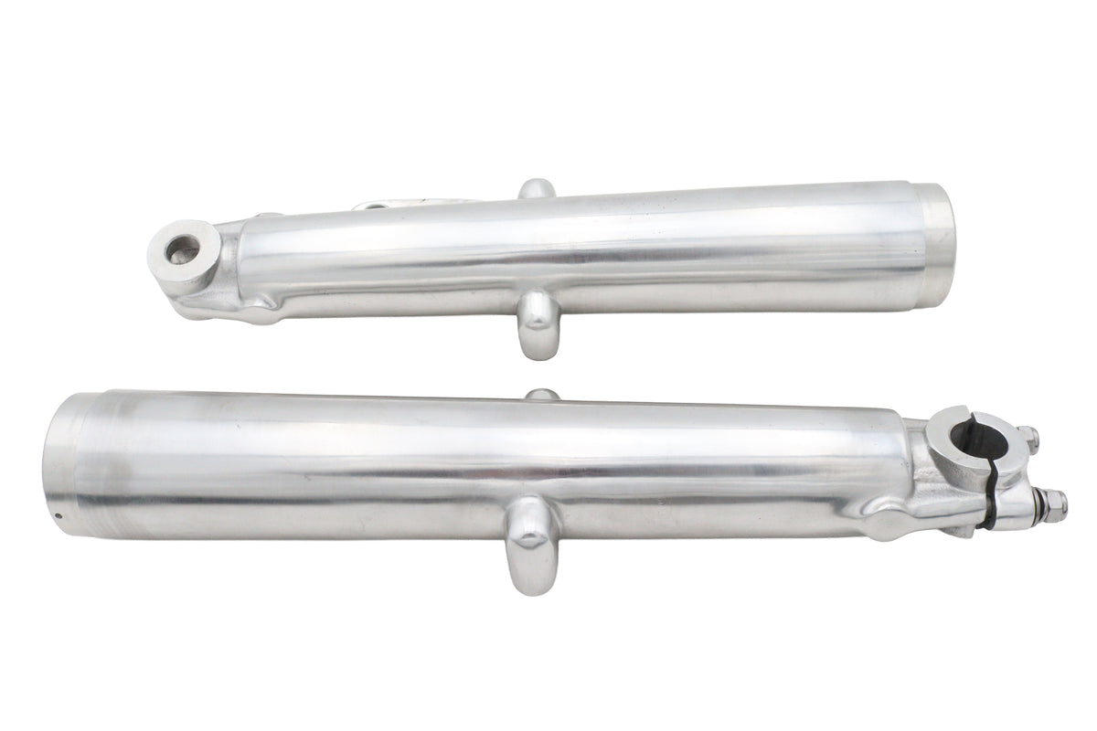 V-Twin 24-7266 Factory Sample 41mm Glide Fork Slider Set, Polished