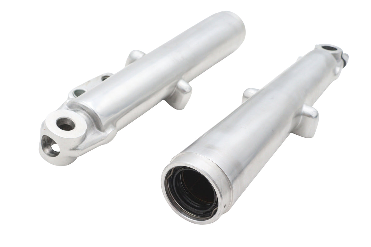 V-Twin 24-7266 Factory Sample 41mm Glide Fork Slider Set, Polished