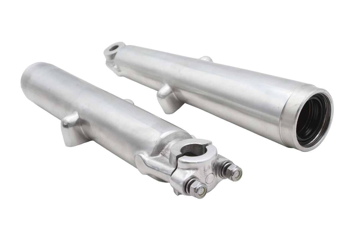 V-Twin 24-7266 Factory Sample 41mm Glide Fork Slider Set, Polished