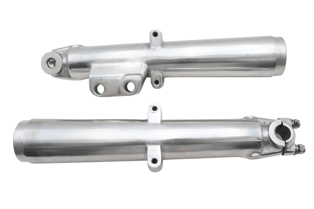 V-Twin 24-7266 Factory Sample 41mm Glide Fork Slider Set, Polished