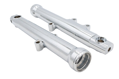 V-Twin Factory Sample 39mm Chrome Fork Sliders for Harley Davidson XL and FXD Models