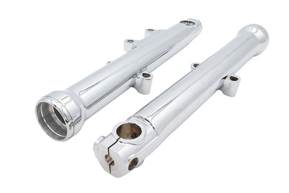 V-Twin Factory Sample 39mm Chrome Fork Sliders for Harley Davidson XL and FXD Models