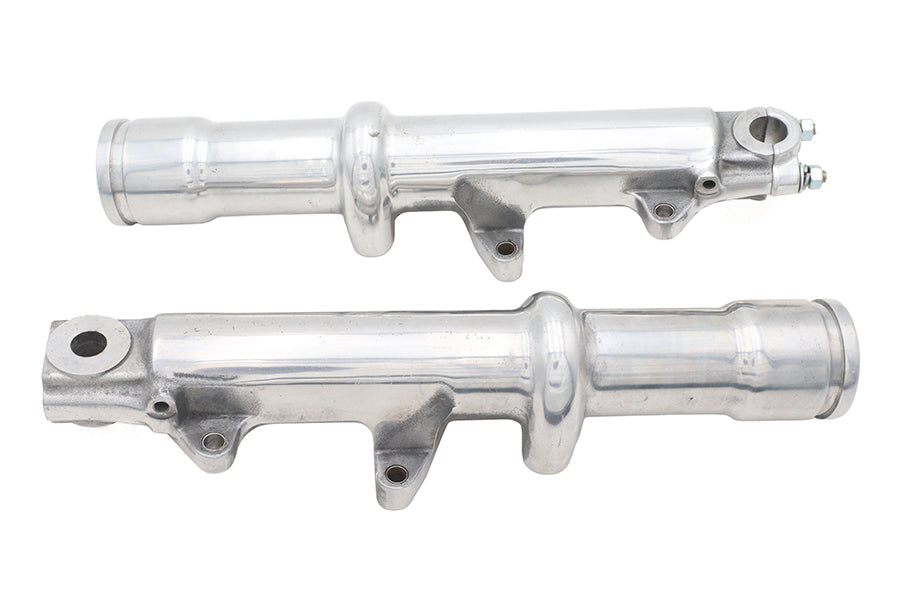 V-Twin Factory Sample Lower Fork Slider Set for Dual Disc Harley Davidson FXWG Models
