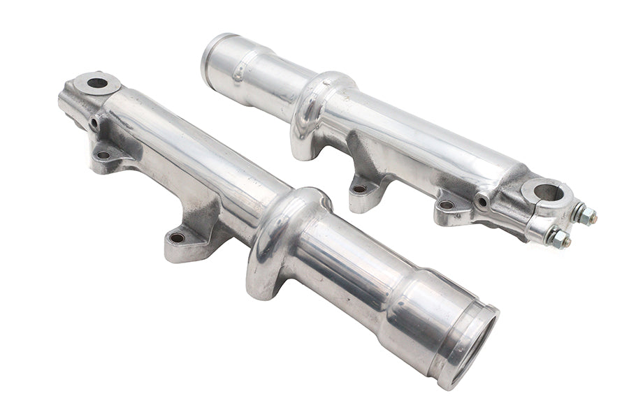 V-Twin Factory Sample Lower Fork Slider Set for Dual Disc Harley Davidson FXWG Models