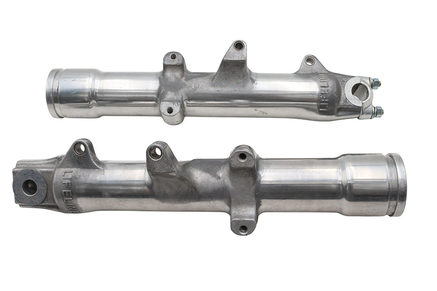 V-Twin Factory Sample Lower Fork Slider Set for Dual Disc Harley Davidson FXWG Models