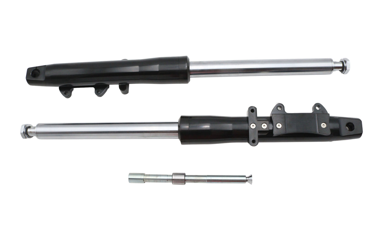 V-Twin 24-7278 Factory Sample Ultima 41mm Billet Fork Slider Assembly, 2-Inch