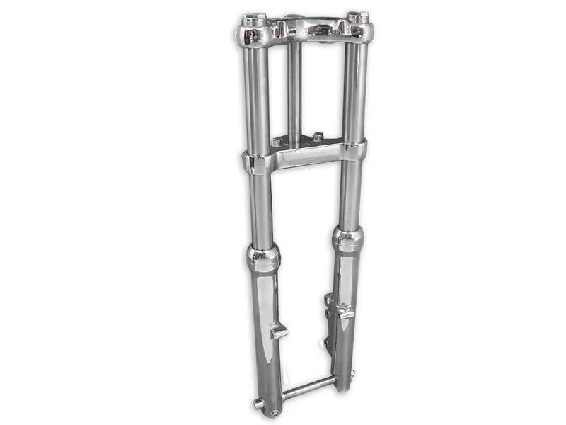 V-Twin Single Disc 39mm Fork Assembly Chrome for Harley Davidson XL (1988-1997) by V-Twin