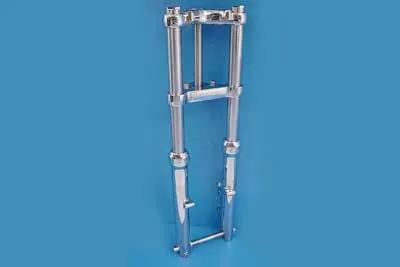 V-Twin Single Disc 39mm Fork Assembly Chrome for Harley Davidson XL (1988-1997) by V-Twin
