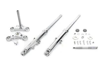 V-Twin 39mm Fork Assembly with Chrome Sliders for Harley Davidson XL (2004-2008) by V-Twin