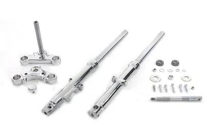 V-Twin 39mm Fork Assembly with Chrome Sliders for Harley Davidson XL (2004-2008) by V-Twin