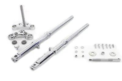 V-Twin 39mm Fork Assembly with Chrome Sliders for Harley Davidson XL (2000-2003) by V-Twin