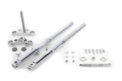 V-Twin 39mm Fork Assembly with Chrome Sliders for Harley Davidson XL (2000-2003) by V-Twin