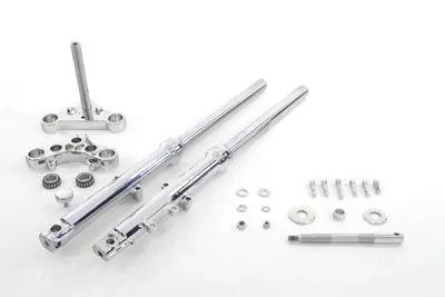 V-Twin 39mm Fork Assembly with Chrome Sliders for Harley Davidson XL (2000-2003) by V-Twin
