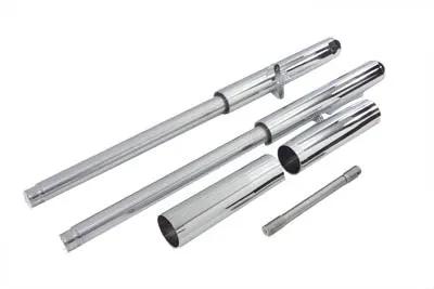 V-Twin Billet Mega Fork Slider Set Chrome - Part Number 9000-6-R by V-Twin