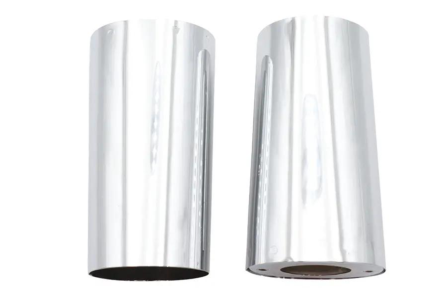 V-Twin Fork Slider Cover Chrome for Harley Davidson FLST - 24-9048 by V-Twin