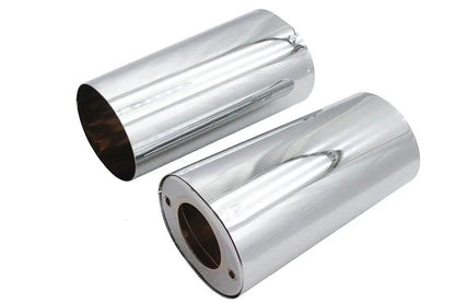 V-Twin Fork Slider Cover Chrome for Harley Davidson FLST - 24-9048 by V-Twin
