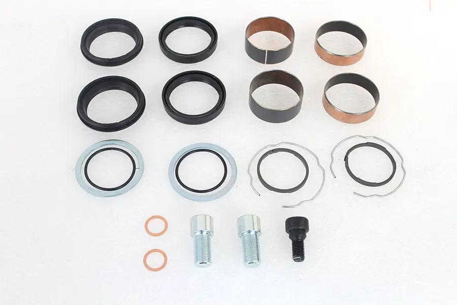 V-Twin 49mm Fork Lower Leg Rebuild Kit - Fits Harley Davidson FLT Models (2014-2016) by V-Twin