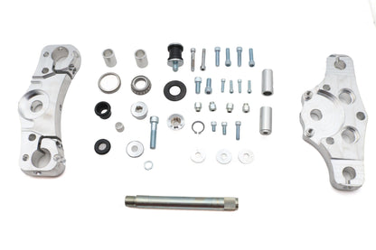 Ultima 6 Triple Tree Set for Harley Davidson FLT Models with 21 or 23 Inch Front Wheels