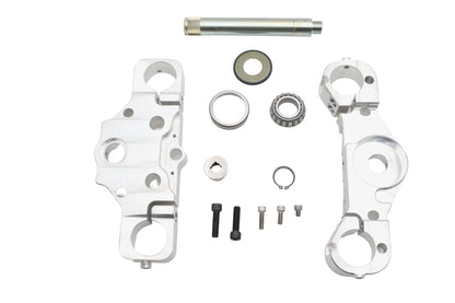 Ultima 29-106 Chrome 6° Triple Tree Set for Harley-Davidson FLT Models