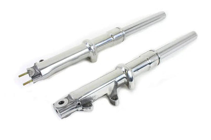 V-Twin FXWG Polished Lower Leg and 41mm Fork Tube Set for Harley Davidson FXWG (1980-1983) by V-Twin