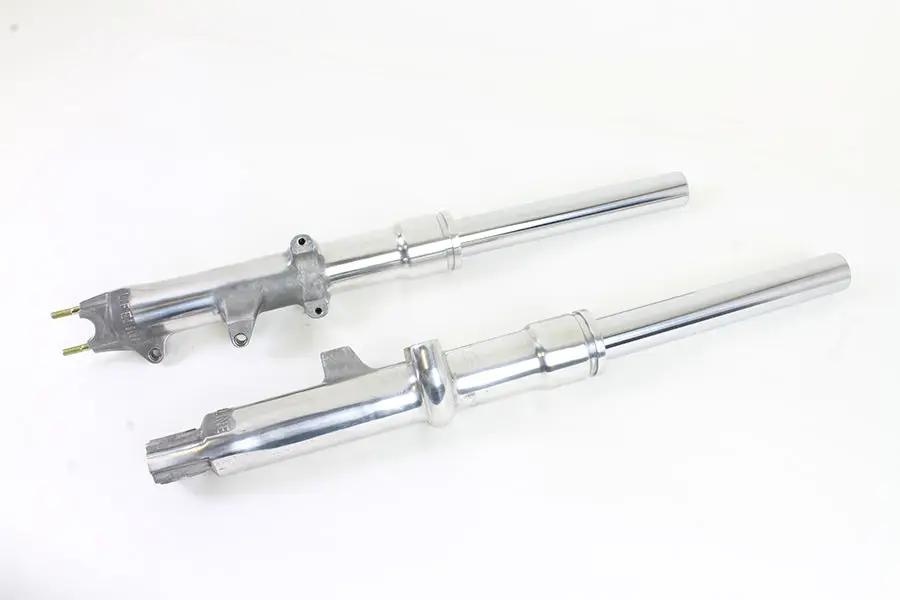 V-Twin FXWG Polished Lower Leg and 41mm Fork Tube Set for Harley Davidson FXWG (1980-1983) by V-Twin