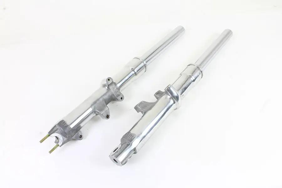 V-Twin FXWG Polished Lower Leg and 41mm Fork Tube Set for Harley Davidson FXWG (1980-1983) by V-Twin
