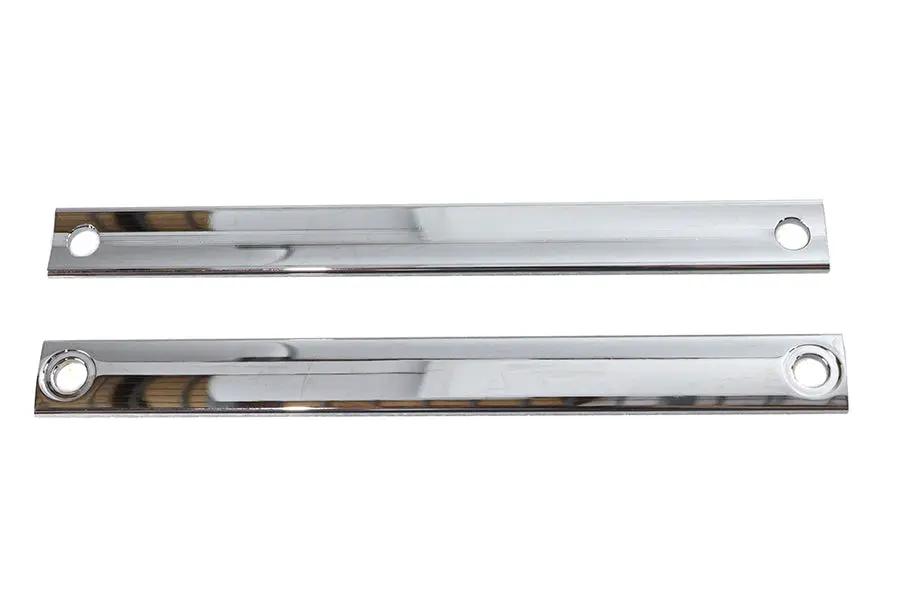 V-Twin Chrome Triple Tree Cover Trim Strip Set for Harley Davidson FLST Models by V-Twin