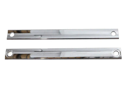 V-Twin Chrome Triple Tree Cover Trim Strip Set for Harley Davidson FLST Models by V-Twin
