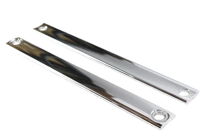 V-Twin Chrome Triple Tree Cover Trim Strip Set for Harley Davidson FLST Models by V-Twin