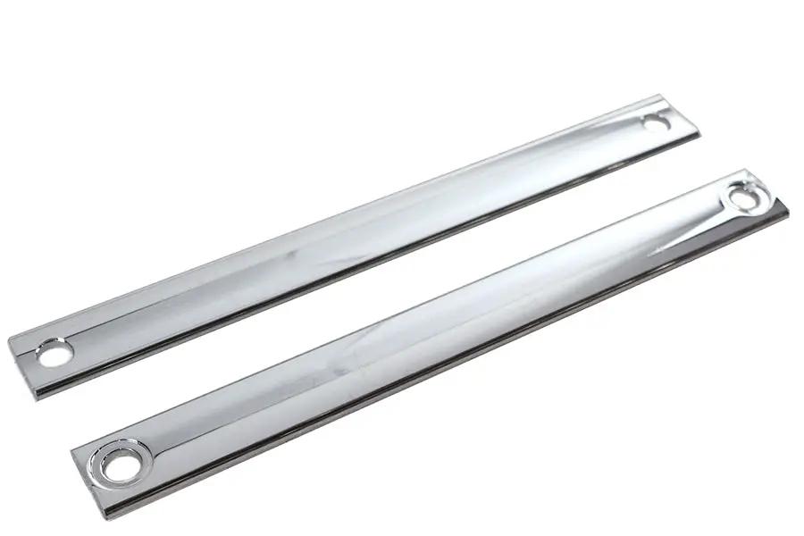 V-Twin Chrome Triple Tree Cover Trim Strip Set for Harley Davidson FLST Models by V-Twin
