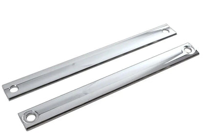 V-Twin Chrome Triple Tree Cover Trim Strip Set for Harley Davidson FLST Models by V-Twin